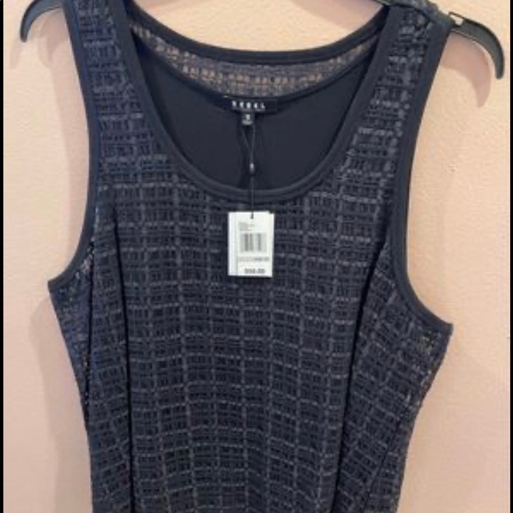 Rebel Wilson x Angels Lace Overlay Tank - size 1X